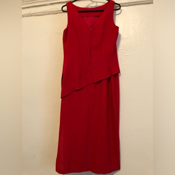 Sheri Martin red dress. Size 8. - Picture 2 of 6